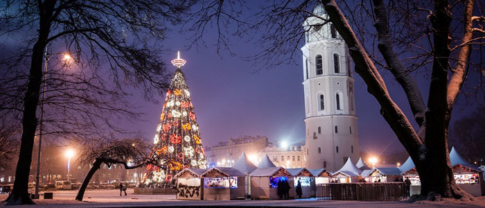 Новогодний Вильнюс
